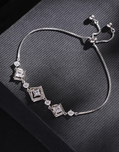 CharmCanvas Chain Bracelet Silver