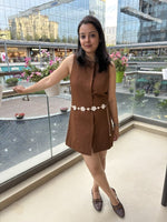 ShinyBling Gold Women Metal Bling Belt