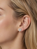 HaloBeam Ear Stud Combo Silver