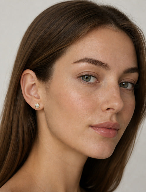 ChicCraft Ear Stud Combo Gold
