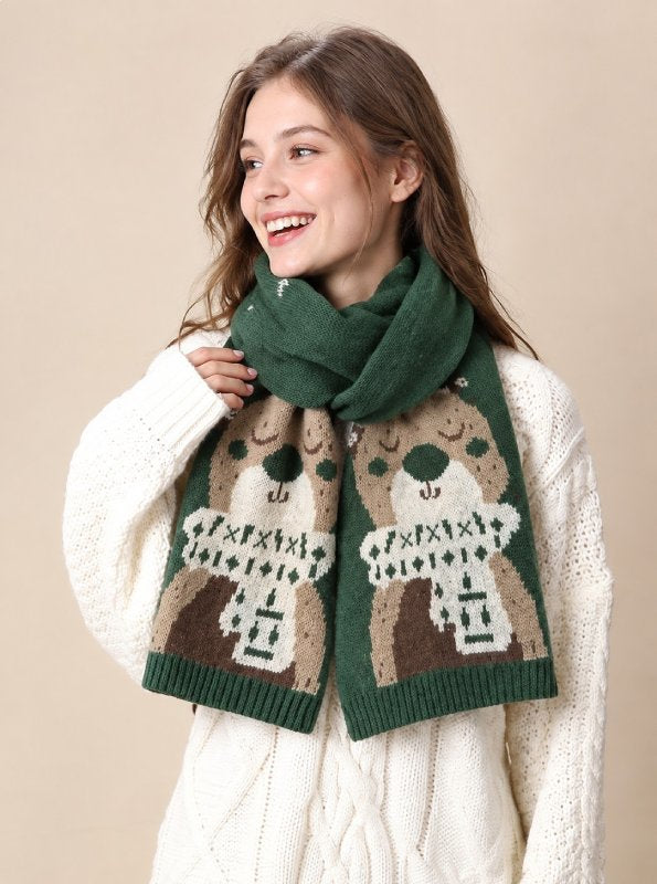 ChristmasJoy Xmas Theme Winter Scarf