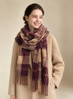 PlaidHaven Cashmere Checkered Scarf