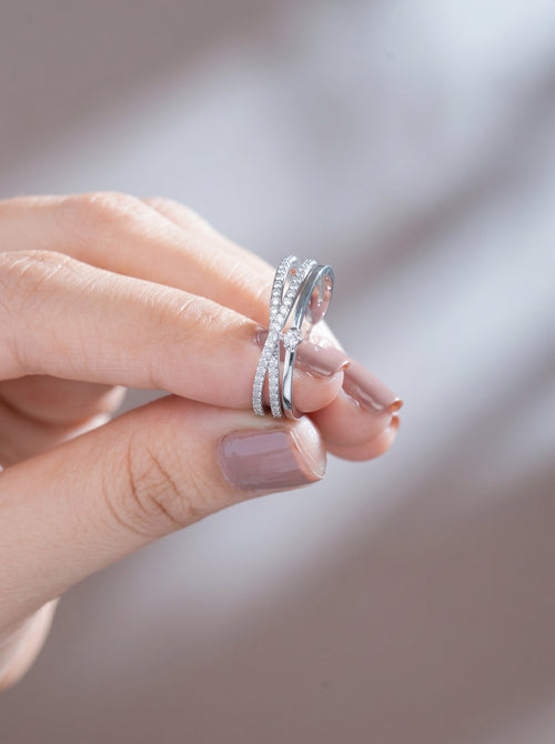 StellarShine Ring Silver