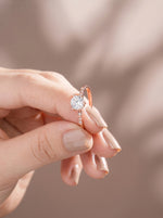 CrystalCrest Ring Rose Gold