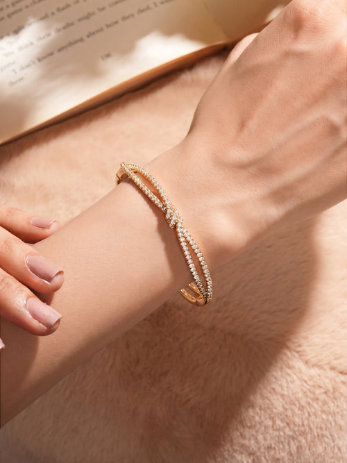 GleamStory Bangle Bracelet Gold