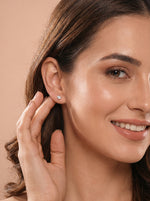 ModaMetal Ear Stud Combo Silver