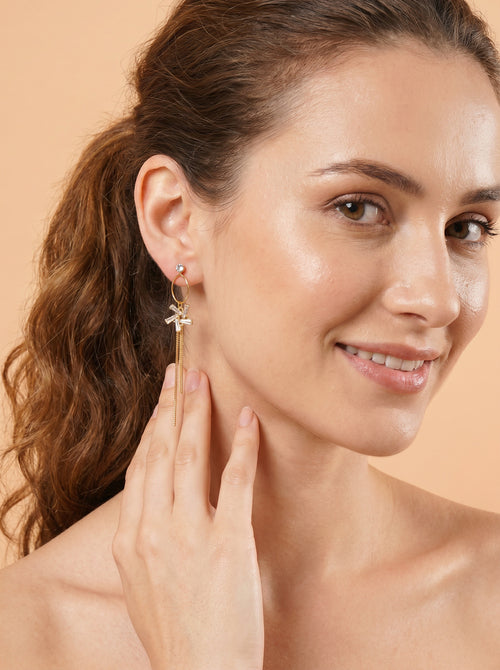 IvoryMuse Ear Drop Gold