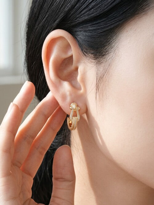OpalBloom Ear Stud Single Gold
