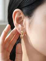 OpalBloom Ear Stud Single Gold