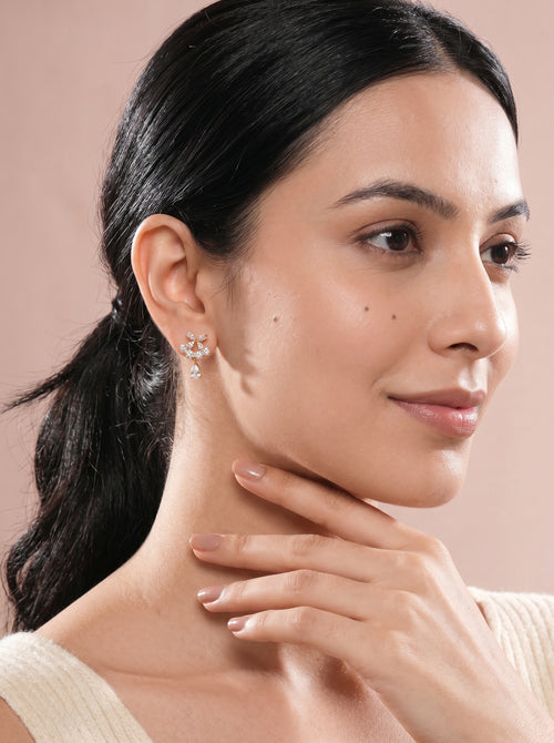 SatinSpark Ear Stud Single Gold