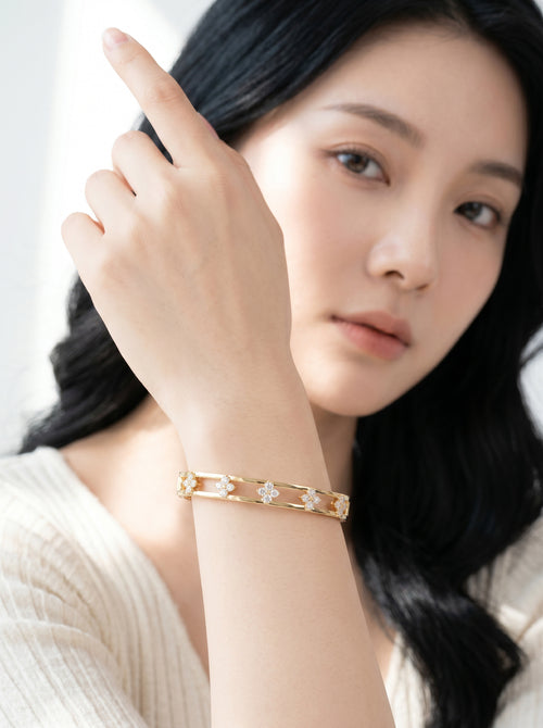 GildedAura Bangle Bracelet Gold