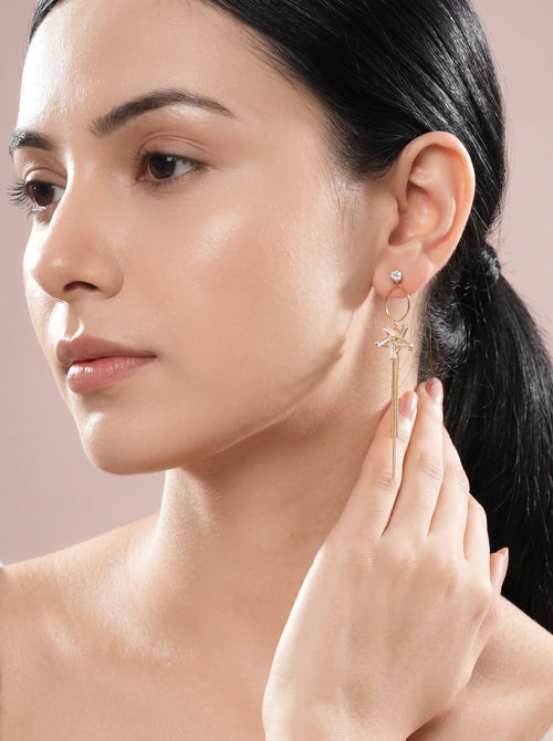 IvoryMuse Ear Drop Gold