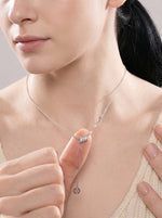 TwinkleTrail Necklace Pendant Silver