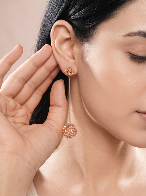 GleamHouse Ear Drop RoseGold