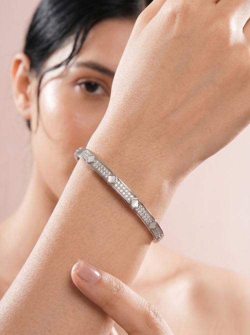 UrbanShine Bangle Bracelet Silver