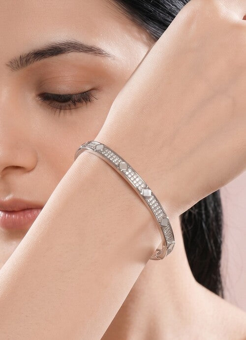 UrbanShine Bangle Bracelet Silver