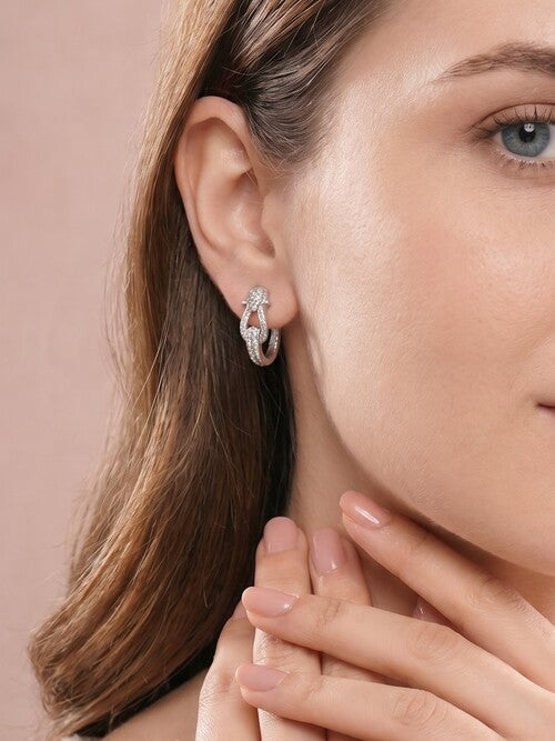 HaloHaven Ear Stud Single Silver