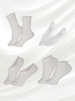 MismatchedMagic-White Multi Length Combo Pack of 4