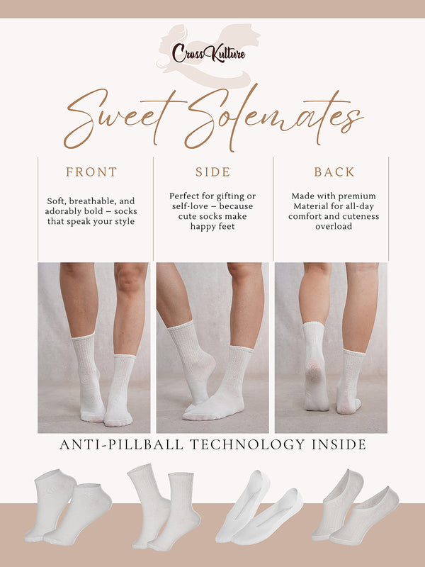 MismatchedMagic-White Multi Length Combo Pack of 4