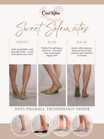 NoShowOffs Liner Socks, Pack of 4 Pairs, Neutral Colours