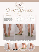 CrossKulture - NoShowOffs Liner Socks, Pack of 4 Pairs, Neutral Colours infographic image