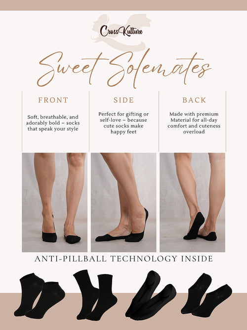 MismatchedMagic-Black Multi Length Combo Pack of 4