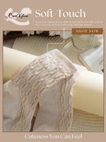 SoleWrappers Brown & Offwhite Crew Socks Combo Pack of 3