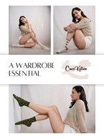 CrossKulture - SoleWrappers Brown & Offwhite Crew Socks Combo Pack of 3 infographic image