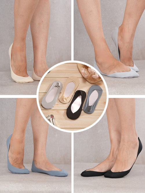 SecretSock Liner Socks, Pack of 4 Pairs