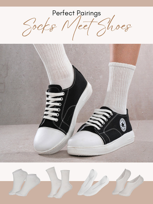 MismatchedMagic-White Multi Length Combo Pack of 4