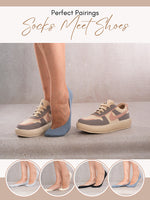 SecretSock Liner Socks, Pack of 4 Pairs