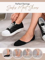 BarelyThere Liner Socks, Pack of 4 Pairs