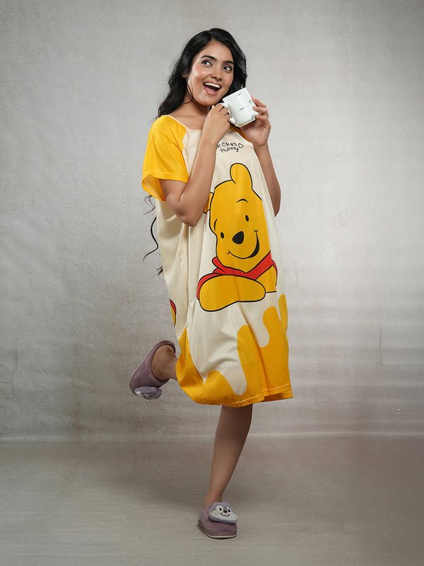 CrossKulture - CuteCuddles Printed Long Tees nightdress side view