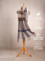 CrossKulture - FrozenWeave lightweight acrylic wool scarf mannequin view