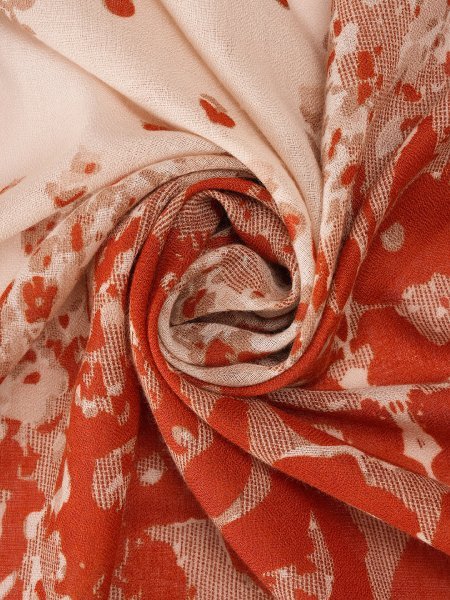 CrossKulture - RusticPaint viscose scarf fabric detail view
