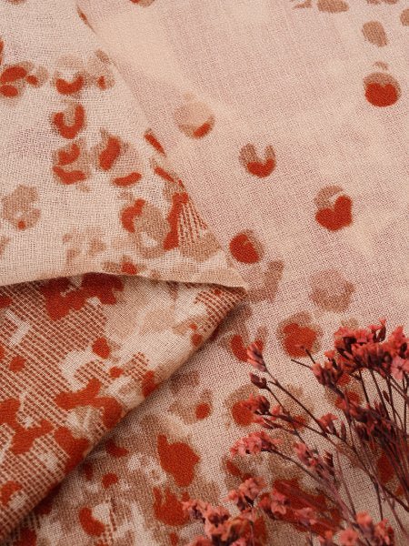CrossKulture - RusticPaint viscose scarf fabric detail view