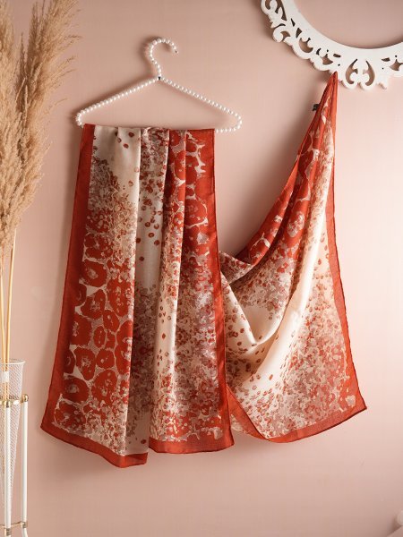CrossKulture - RusticPaint viscose scarf full hanger view