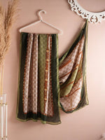 CrossKulture - LeafyStraps viscose scarf hanger view