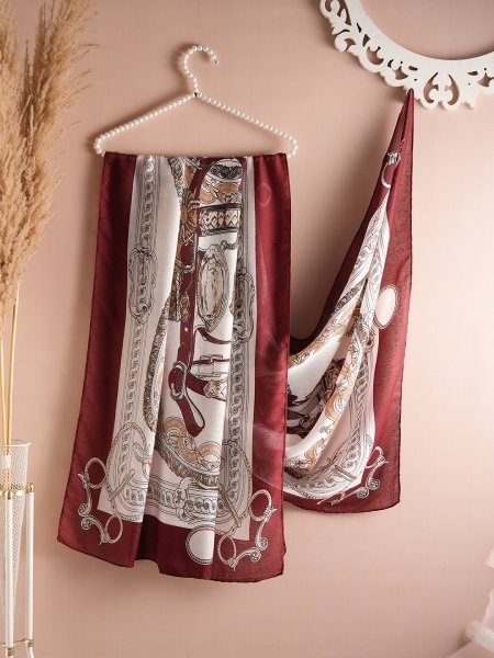 CrossKulture - CherryGrip viscose scarf hanger view