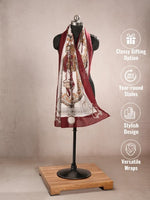 CrossKulture - CherryGrip viscose scarf mannequin view