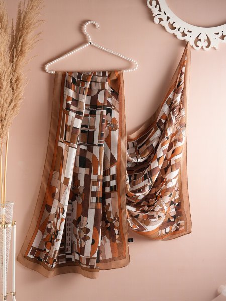 CrossKulture - GraphicalDance viscose scarf hanger view