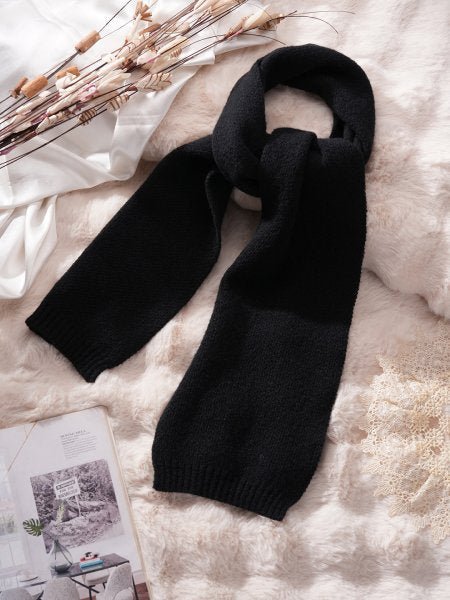CrossKulture - CozyTwirl lightweight acrylic wool scarf in styled view
