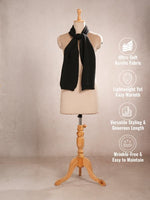 CrossKulture - CozyTwirl lightweight acrylic wool scarf mannequin view