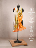 CrossKulture - SpringFever long satin scarf mannequin view