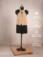 CrossKulture - CozyTwist lightweight acrylic wool scarf mannequin view