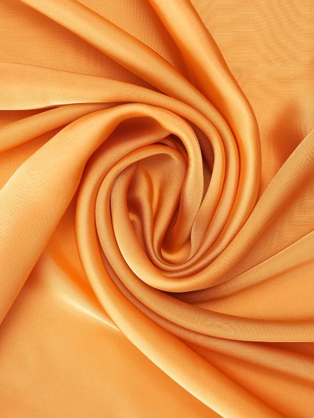 CrossKulture - GoldenHue short satin scarf fabric detail view