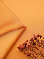 CrossKulture - GoldenHue short satin scarf fabric edge view