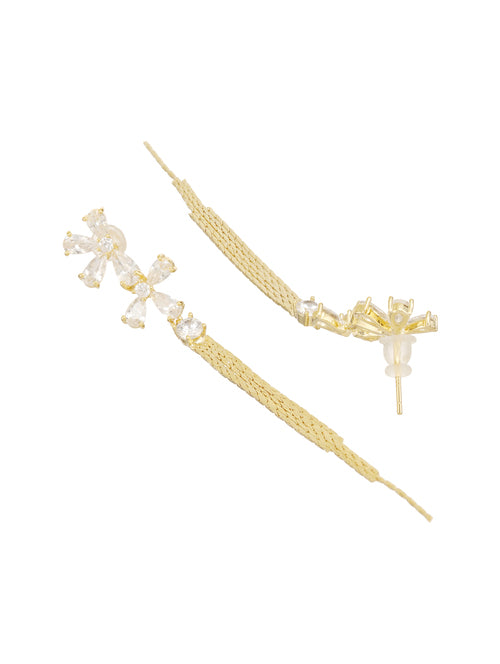 FloraLustre Ear Drop Gold
