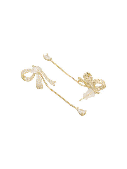 RosetteGlow Ear Drop Gold