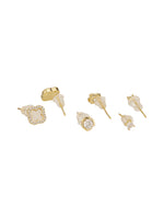 ChicCraft Ear Stud Combo Gold
